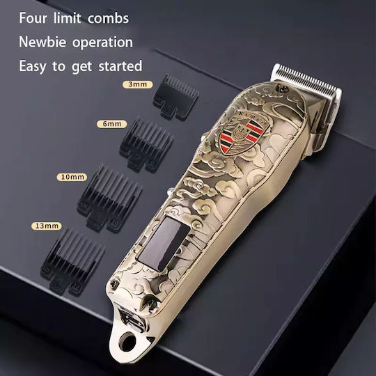 Kemei Rechargeable Hair Clipper Gold KM-2130