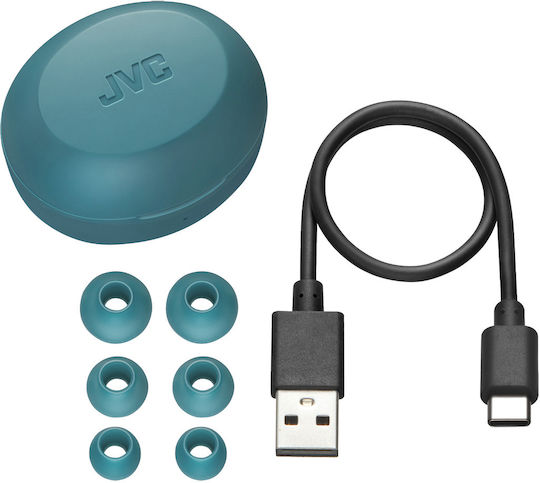 JVC Gumy Mini True Wireless In ear Bluetooth хендсфри Слушалки с Устойчивост на Пот и Кутийка за Зареждане Matcha Green