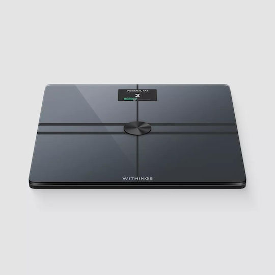 Withings Smart Bathroom Scale with Body Fat Counter Black 13700546708012