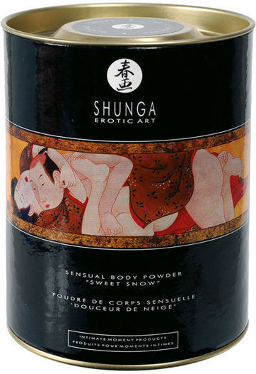Shunga Sweet Snow Body Powder with Scent Raspberry Feeling 228gr