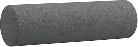 Canapea Cu Trei Locuri Gri Închis Cu Perne Decorative 198x77x80cm