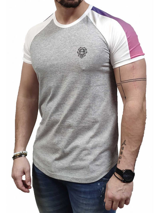 Mrt Martini Men's Short Sleeve Blouse Grey