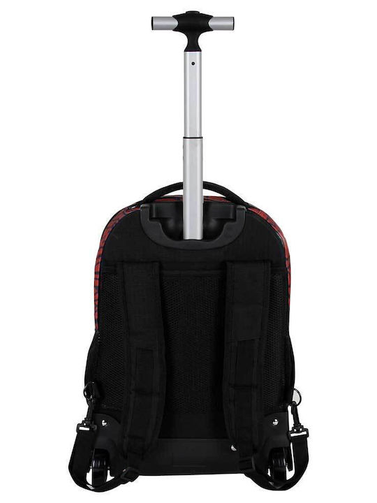 Karactermania Marvel School Bag Trolley Elementary, Elementary Multicolour with Water Bottle Holder
