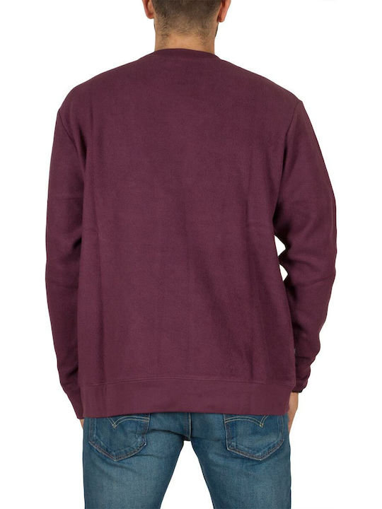 Obey Men's Long Sleeve Blouse eggplant