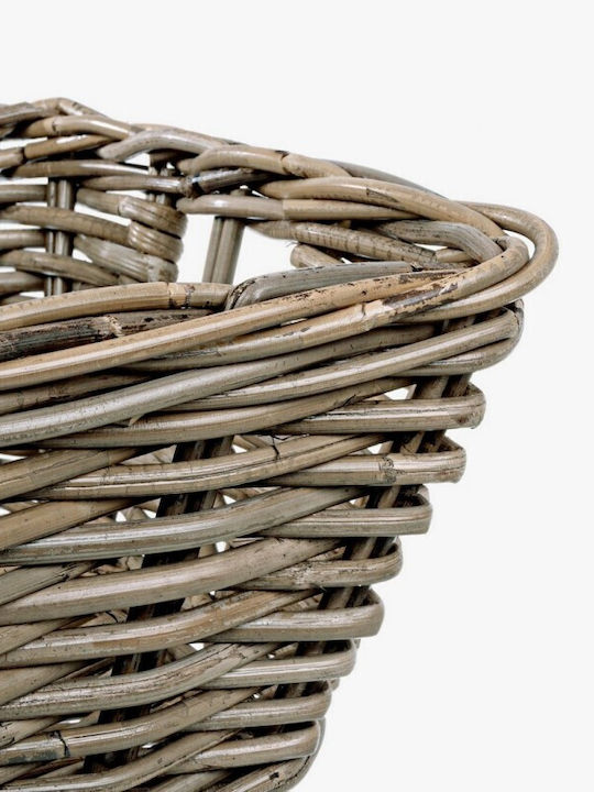 Rattan Decorative Basket 51x35x18cm Bizzotto