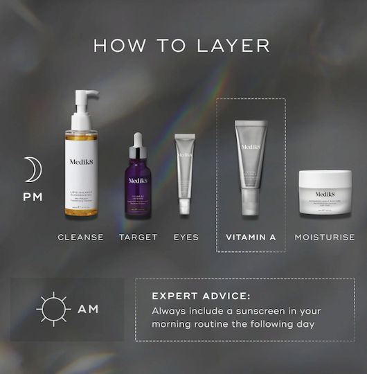 Medik8 Crystal Retinal 3 Beginner Αντιγηραντικό Serum Προσώπου με Ρετινάλη & Βιταμίνη E για Λάμψη & Σύσφιξη 30ml