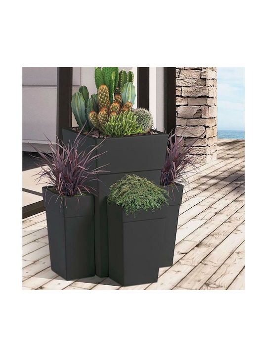 Bama Pot Plastic Light Terracotta 40x40x70cm.