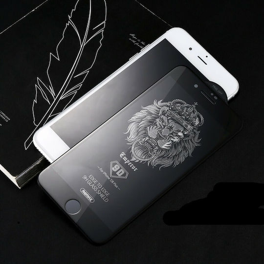 Remax Emperor 9D Vollflächig gehärtetes Glas Schwarz (iPhone 11 Pro Max)