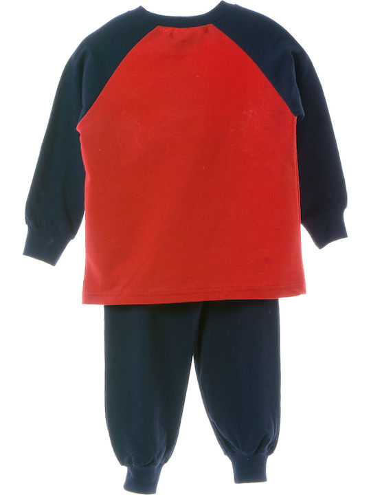 Frenzy Kids Sweatpants Set Red 2pcs