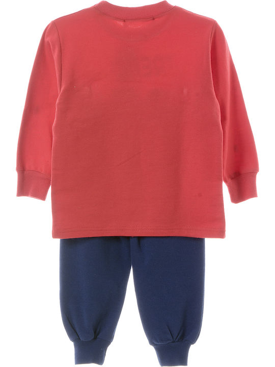 Frenzy Kids Sweatpants Set Red 2pcs