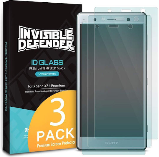 Ringke 2.5D 0.33mm Tempered Glass 3τμχ (Sony Xperia Xz2 Premium)