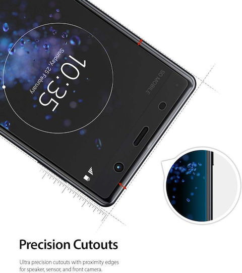 Ringke 2.5D 0.33mm Tempered Glass 3τμχ (Sony Xperia Xz2 Premium)