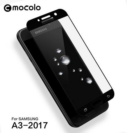 Blue Star 3D 0.3mm Gehärtetes Glas Schwarz (Galaxy A5 2017)