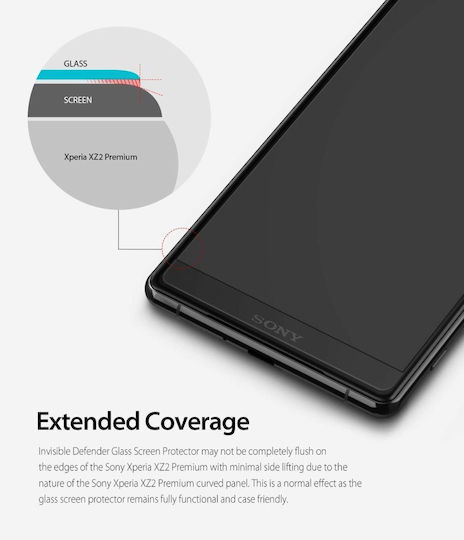 Ringke 2.5D 0.33mm Tempered Glass 3τμχ (Sony Xperia Xz2 Premium)