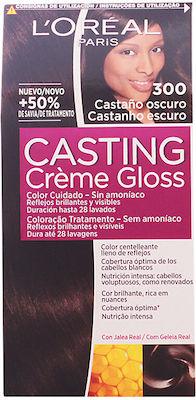 L'Oreal Paris Casting Creme Gloss Haarfarbe kein Ammoniak #300-castaño oscuro