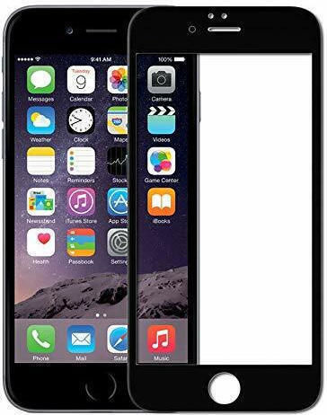 9η 5D 0.3mm Full Face Tempered Glass Μαύρο (iPhone 6 / 6S Plus)