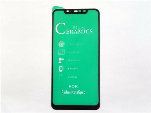 Pmma Full Glue Screen Protector Μαύρο (Redmi Note 6 Pro)