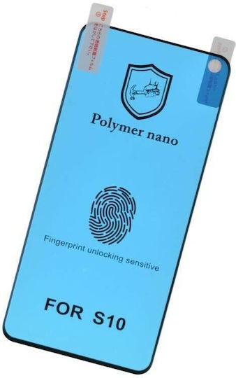 Pmma Adeziv complet Screen Protector Negru (Galaxy S10+)