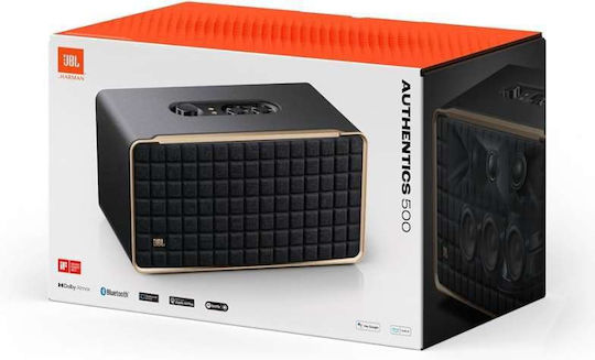 JBL Authentics 500 Αυτοενισχυόμενο Ηχείο με Wi-Fi & Bluetooth 270W (Τεμάχιο) Μαύρο