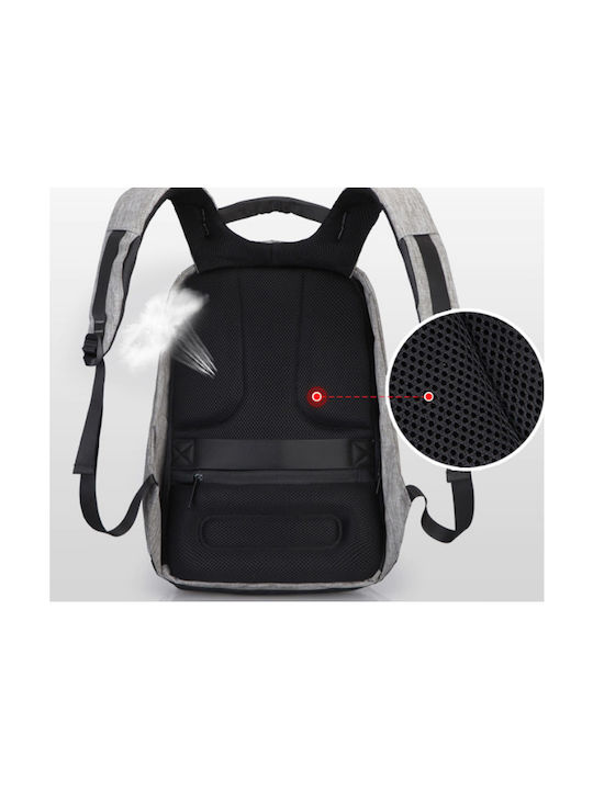 V-store Backpack Waterproof & Antitheft with USB Port Black