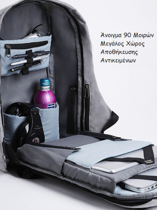 V-store Backpack Αδιάβροχο Μαύρο
