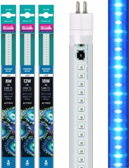 Aquarium Systems Lampă cu led pentru iluminat acvariu cu lumina Albastru 12W