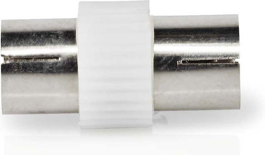 Nedis Konverter Koaxial weiblich zu Koaxial weiblich Weiß 1Stück CSGB40941WT