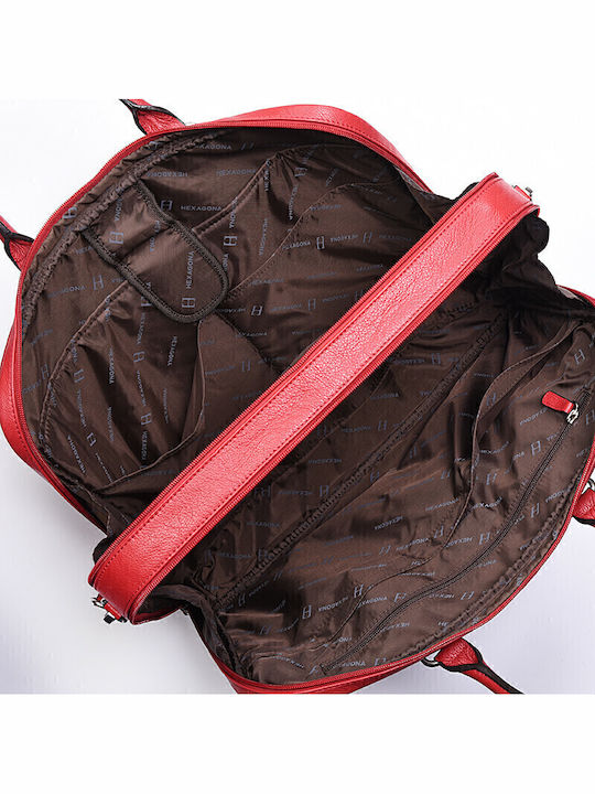 Leder Herrentasche Geldbörse Rot