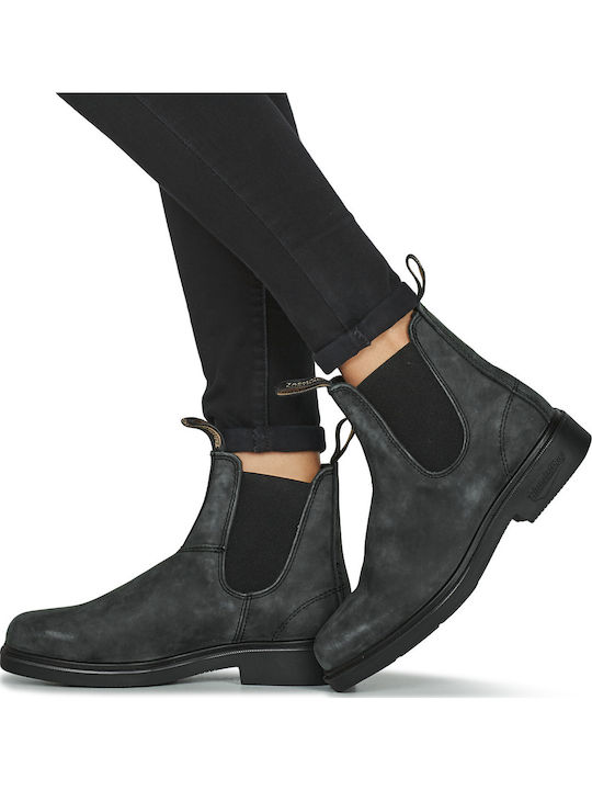 Γυναικεία Μποτάκια RUSTIC BLACK