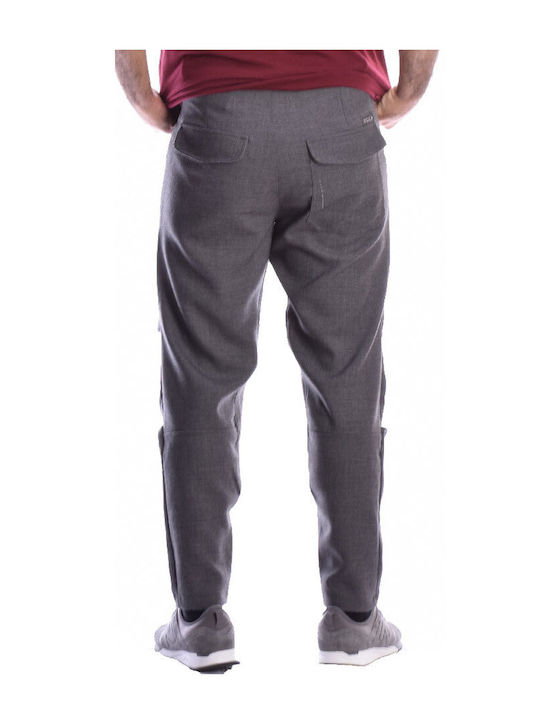 P/Coc P Men's Trousers Elastic in Loose Fit Grey.