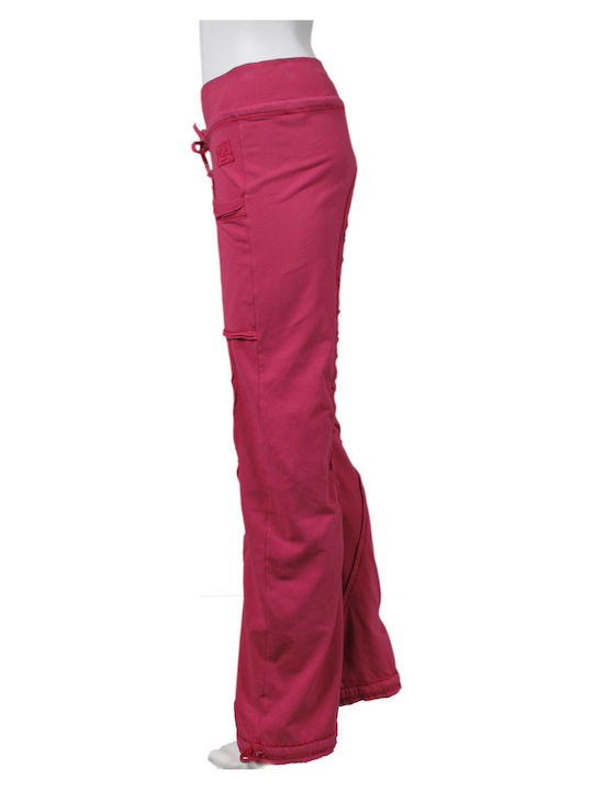 Freddy Pantaloni de trening pentru femei Fuchsia