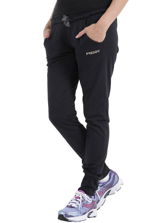 Freddy Damen-Sweatpants Jogger Schwarz