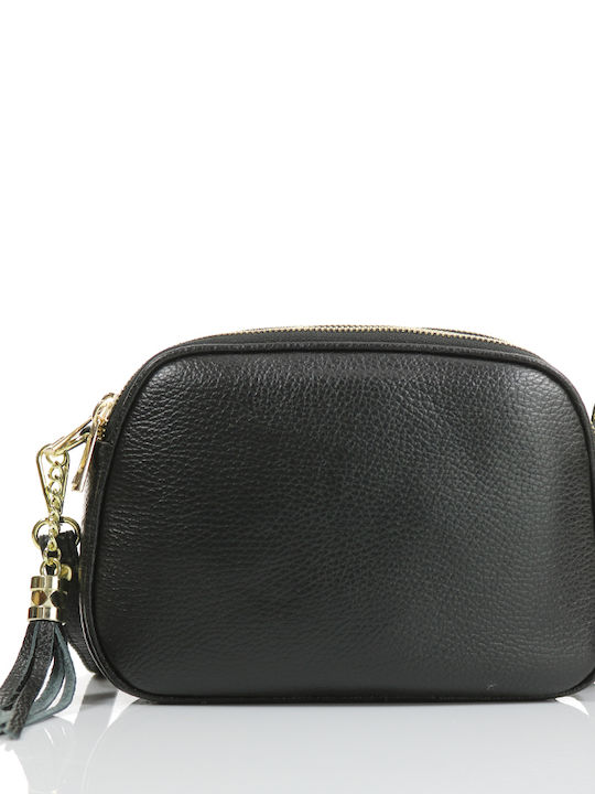 Passaggio Leather Leather Women's Bag Crossbody Black