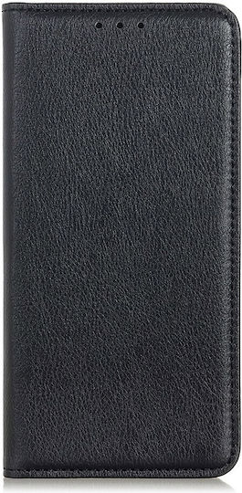 Mad Mask Wallet Piele Negru (Huawei P Smart 2021)