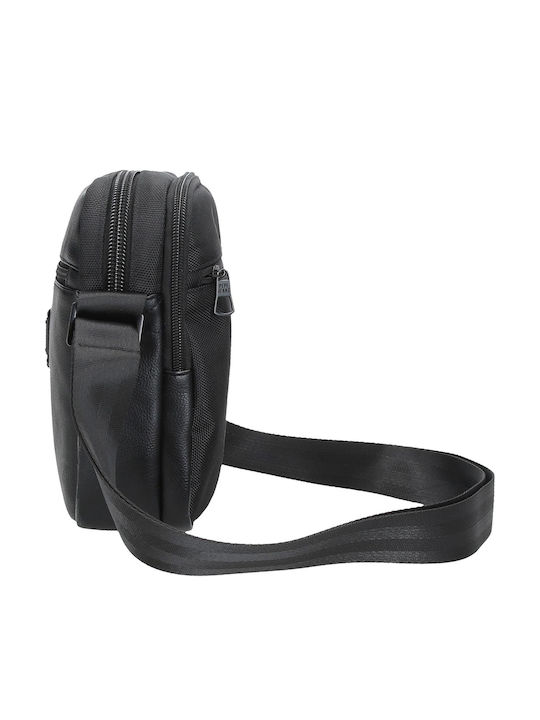 Egham Herrentasche Schulter / Crossbody Schwarz