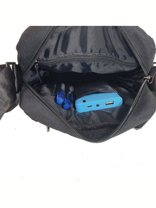 Herrentasche Schulter / Crossbody Schwarz