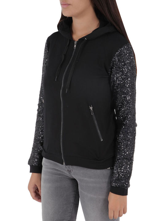 Silvian Heach Women's Hooded Cardigan Black