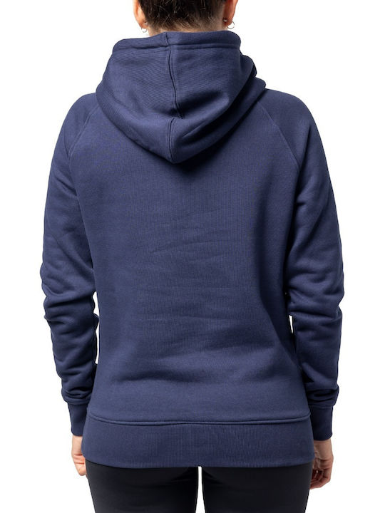 District75 Women's Hooded Fleece Sweatshirt Blue