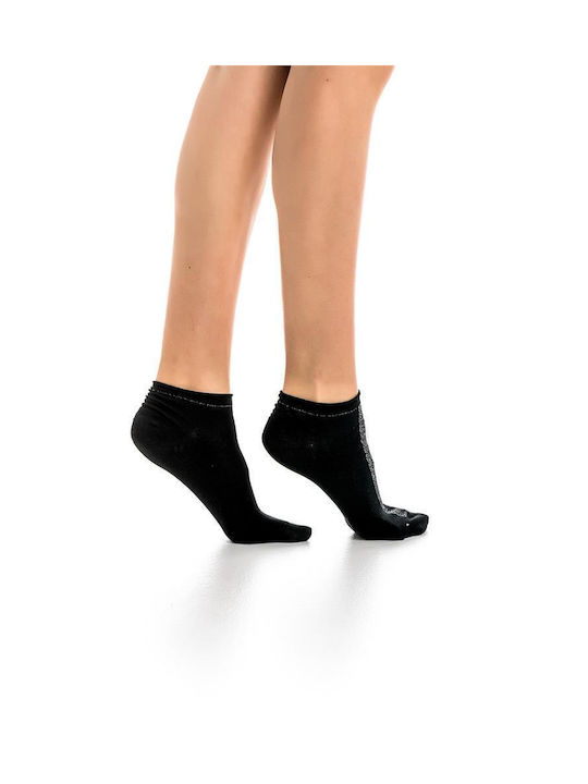 Inizio Women's Socks Black/Silver