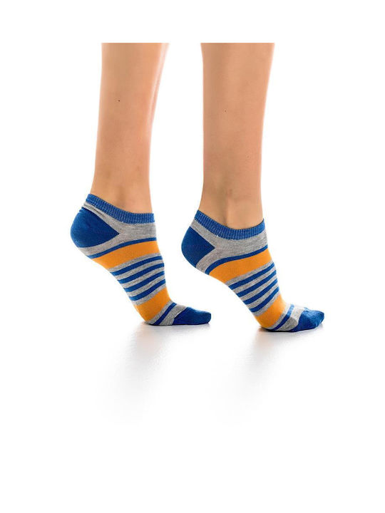 Inizio Women's Socks GREY/BEZ/BLUE