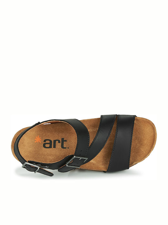 Women's Flat Sandals in Black Color