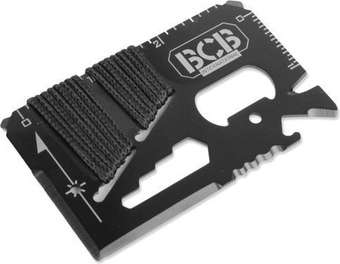 BCB Card Multifuncțional De Supraviețuire În Husă De Piele