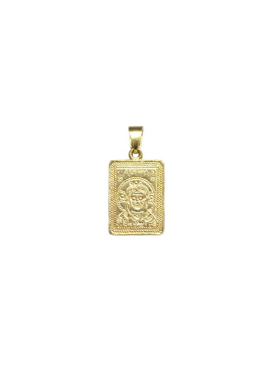 Pendant Kids Talisman Constantine from Gold 14K ΚΡ0605