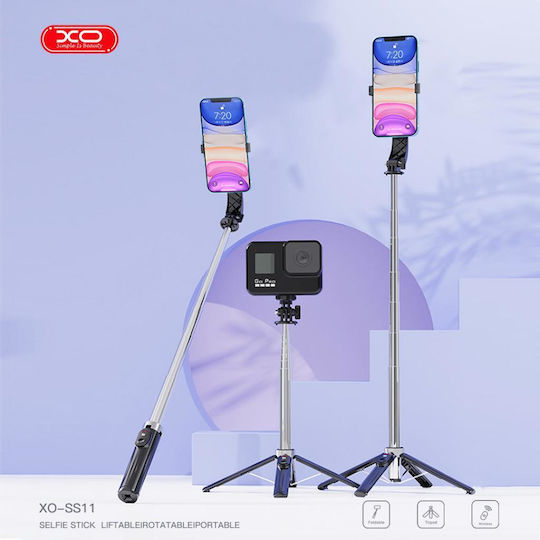 XO Selfie Stick with Bluetooth & Remote Control Ss11 Black 16.001.0088