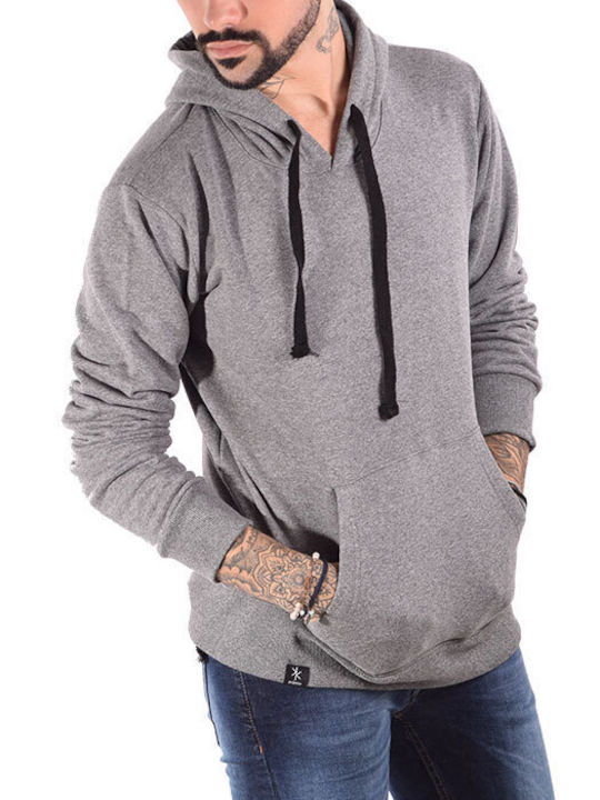 Shaikko Herren Sweatshirt mit Kapuze Gelb