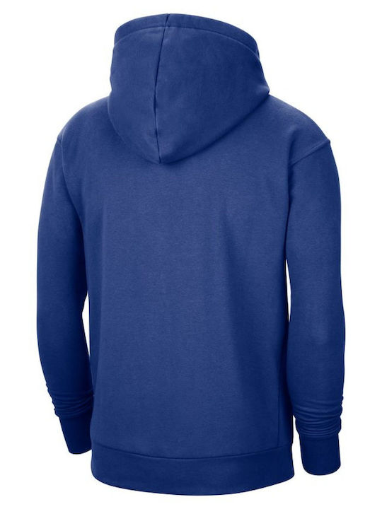 Nike Knicks Essential Men's Sweatshirt with Hood Blue