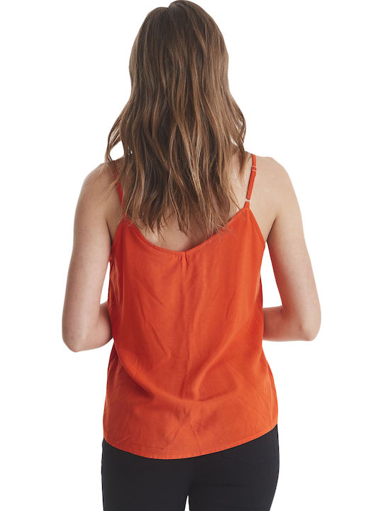 Women's Blouse Sleeveless Spicy Red