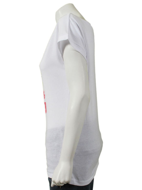 Billabong Women's Oversized T-shirt White.