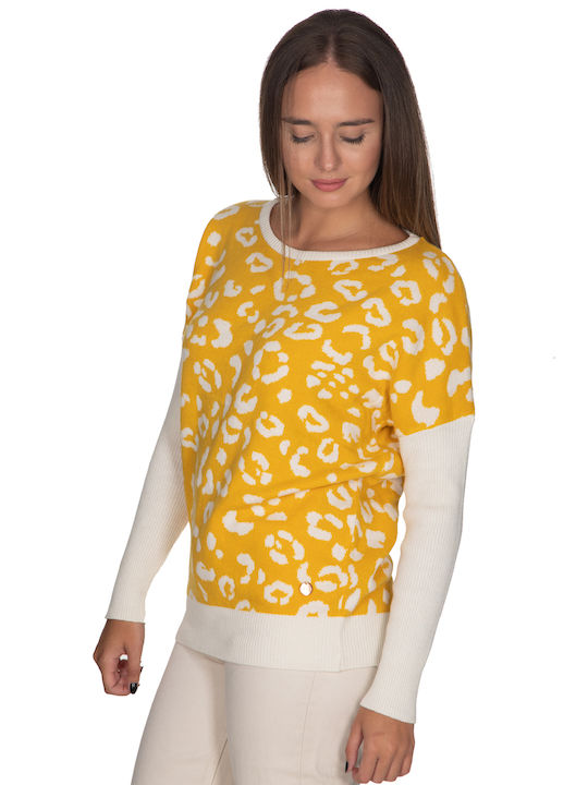 Vera Damen Bluse Langärmelig Yellow