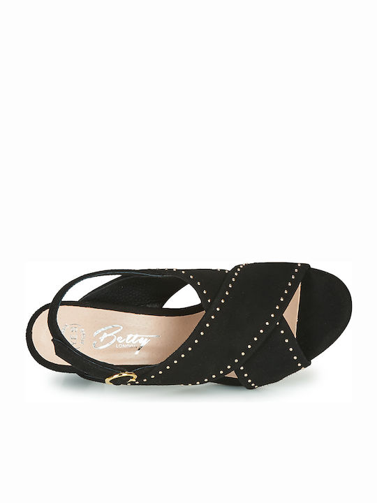 Madine Sandale Elegante Damă Negre